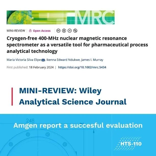 A published review of 400MHz nuclear magnetic resonance spectrometry