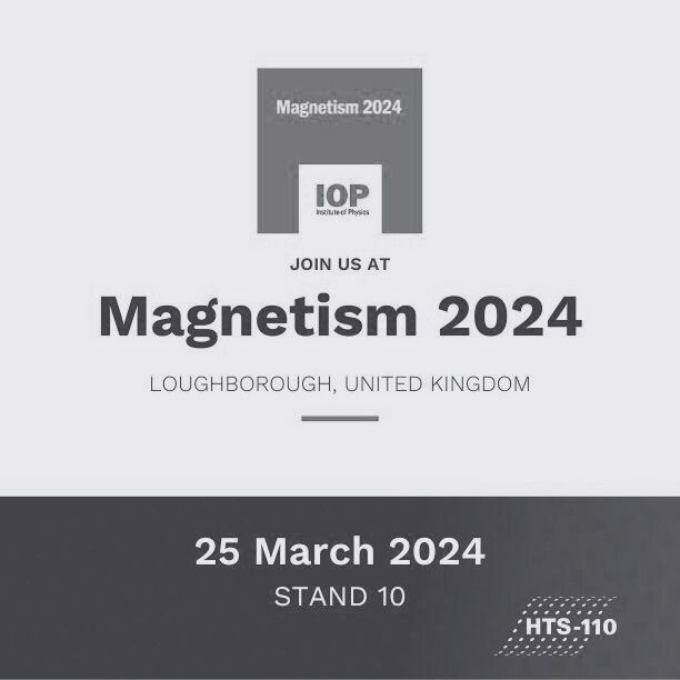 Exhibiting a benchtop 2 T Projected Field HTS magnet at Magnetism 2024