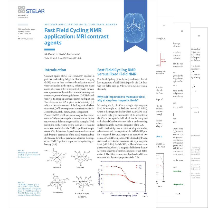 Nuclear Magnetic Resonance Dispersion / Variable Field Relaxometry
